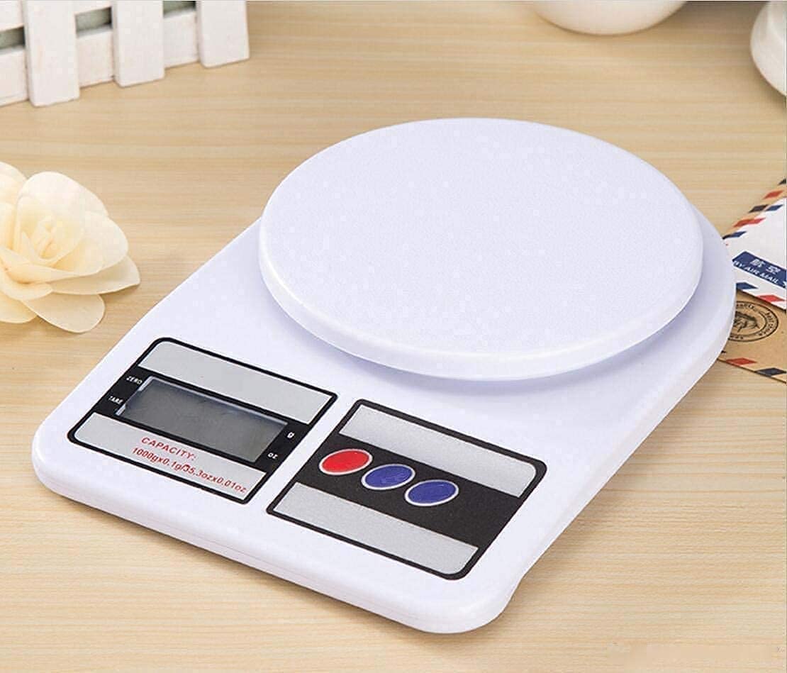 Healthcare Digital Kitchen Scale Combo SF-400 A With Charger & SF- 400 Multi- Functional Kitchen Scale (White)