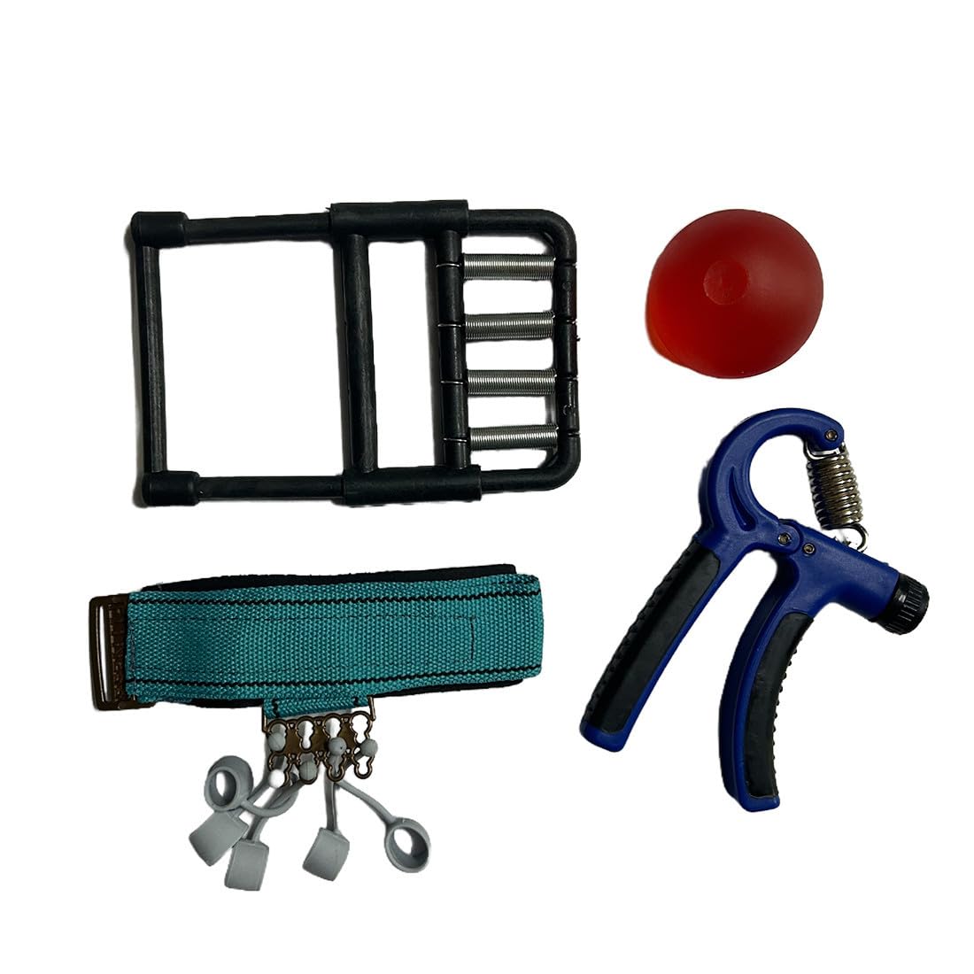 Healthcare Home Exerciser Kit for Fitness Exerciser Tools Adjustable All Fitness Levels Fitness Accesories Kit Arm Exerciser, Finger Exerciser , Hand Grip, Stress Ball Fitness Kit