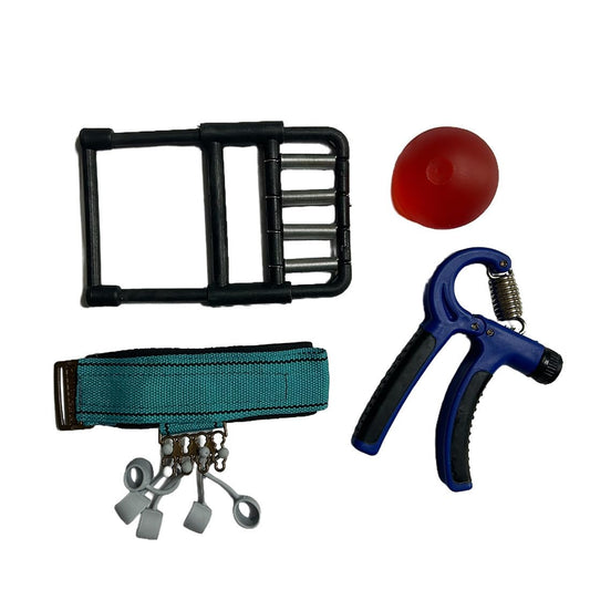 Healthcare Home Exerciser Kit for Fitness Exerciser Tools Adjustable All Fitness Levels Fitness Accesories Kit Arm Exerciser, Finger Exerciser , Hand Grip, Stress Ball Fitness Kit