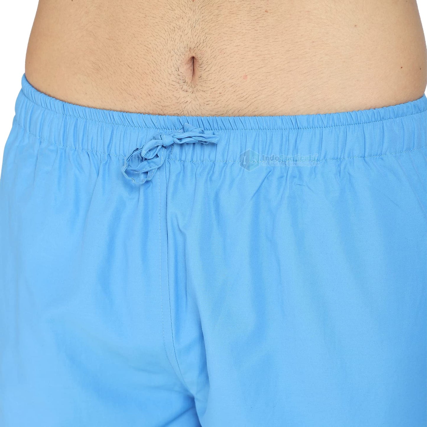 Unisex Regular Fit V-Neck Top and Cargo Type Trouser Scrub Suit OT Dress Set (Blue, 38-Medium).