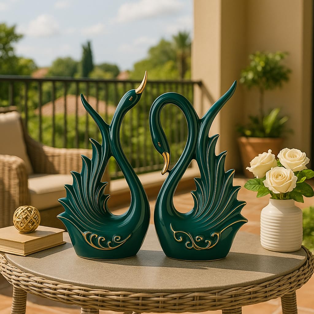 Beautiful Finish Uniquely Hand Crafted Home Dcor African Tribal Women Art Piece - (Set of 3, Multicolour), Resin