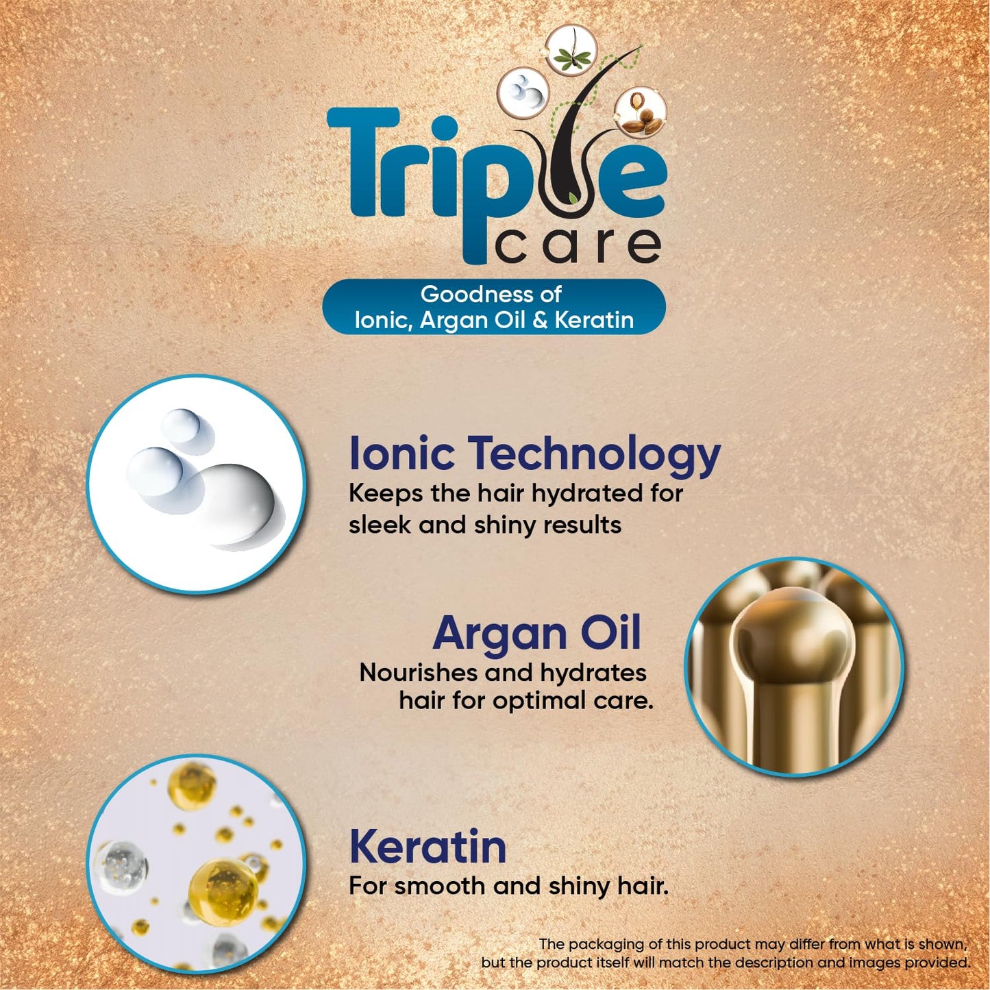 Vega LitStyle L1 Hair Straightener Brush for Women with Triple Care & ThermoProtect Technology (Keratin, Argan Oil & Ionic), Frizz-Free Hair in Few Mins, Straightening Effect Upto 12 Hours, (VHSB-06)